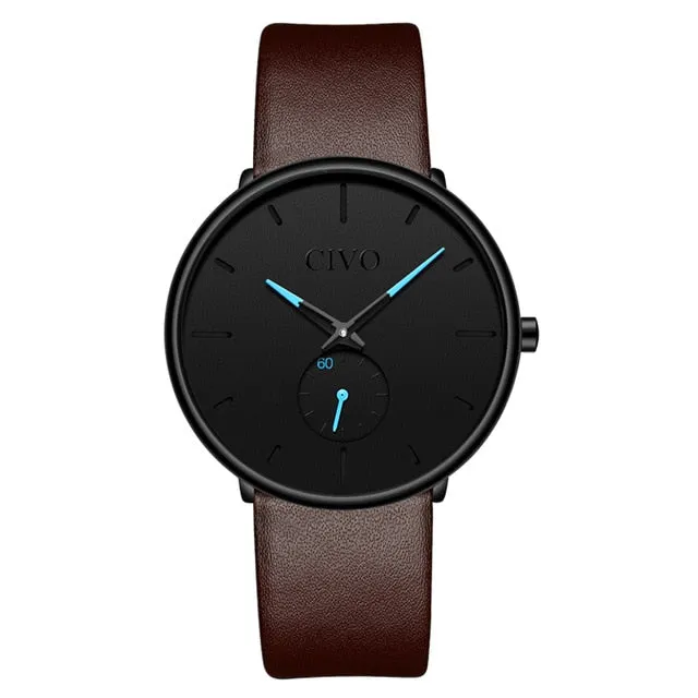 0124C | Quartz Women Watch | Leather Band