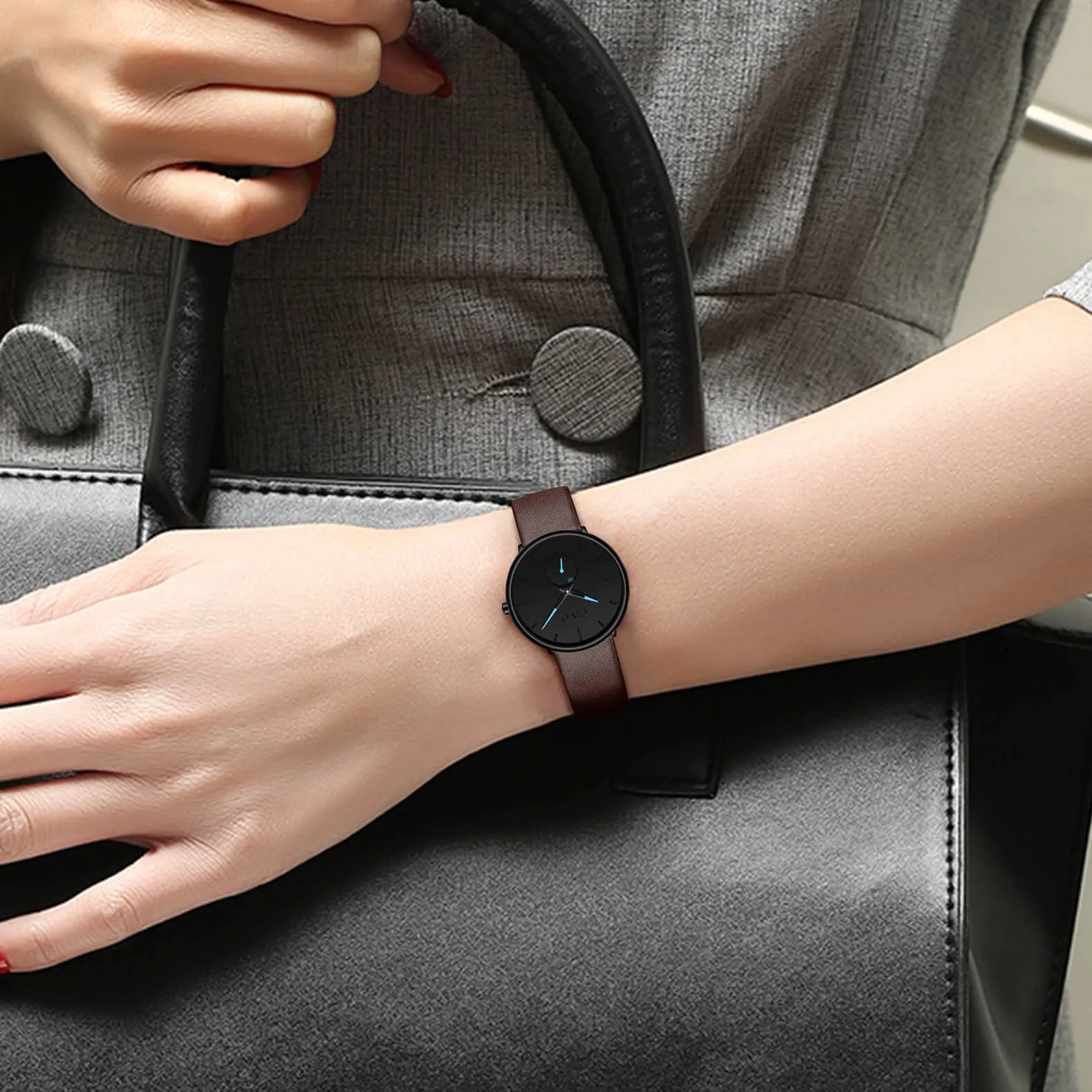 0124C | Quartz Women Watch | Leather Band