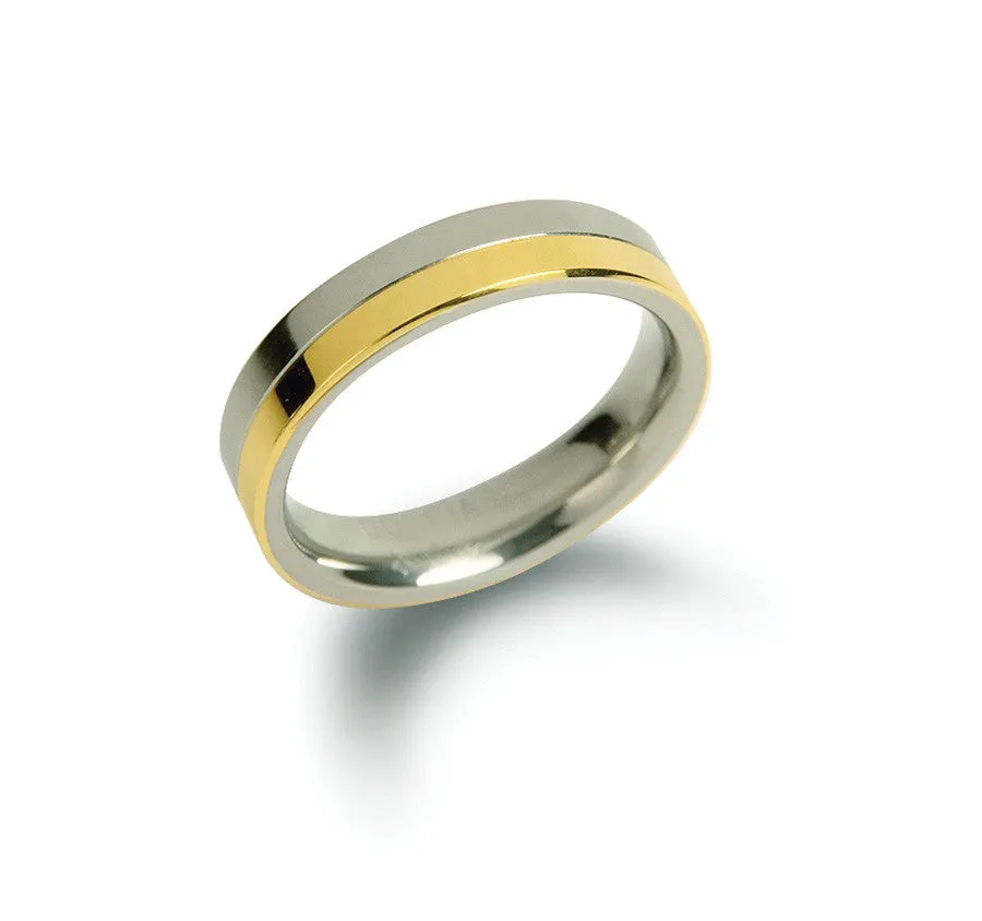 0129-02 Boccia Titanium Ring