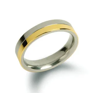 0129-02 Boccia Titanium Ring