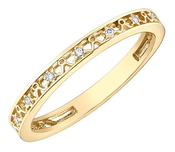 10ct Gold & Diamond Taurus Zodiac Ring