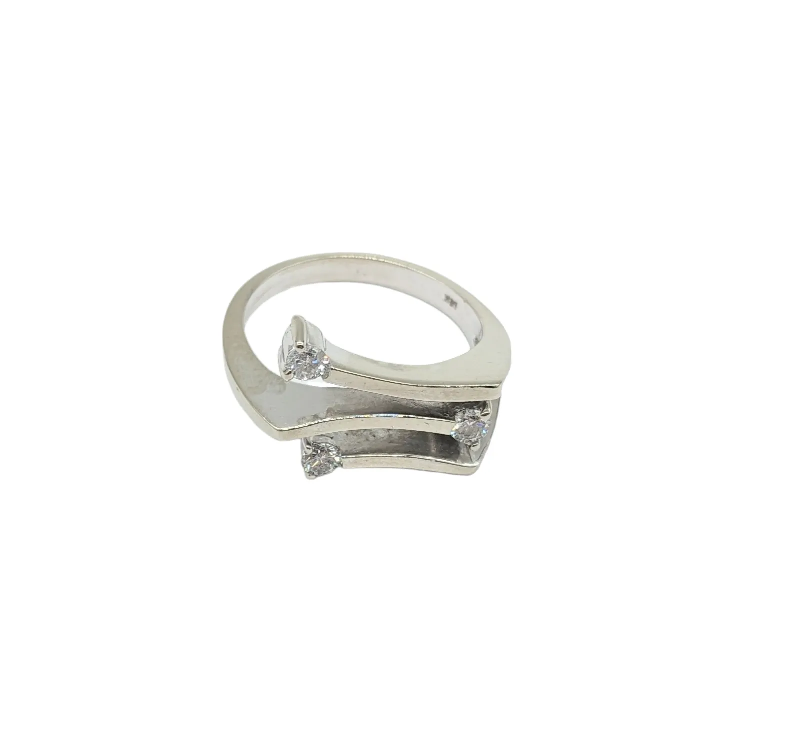 1/4 Carat Diamond Contemporary Ring