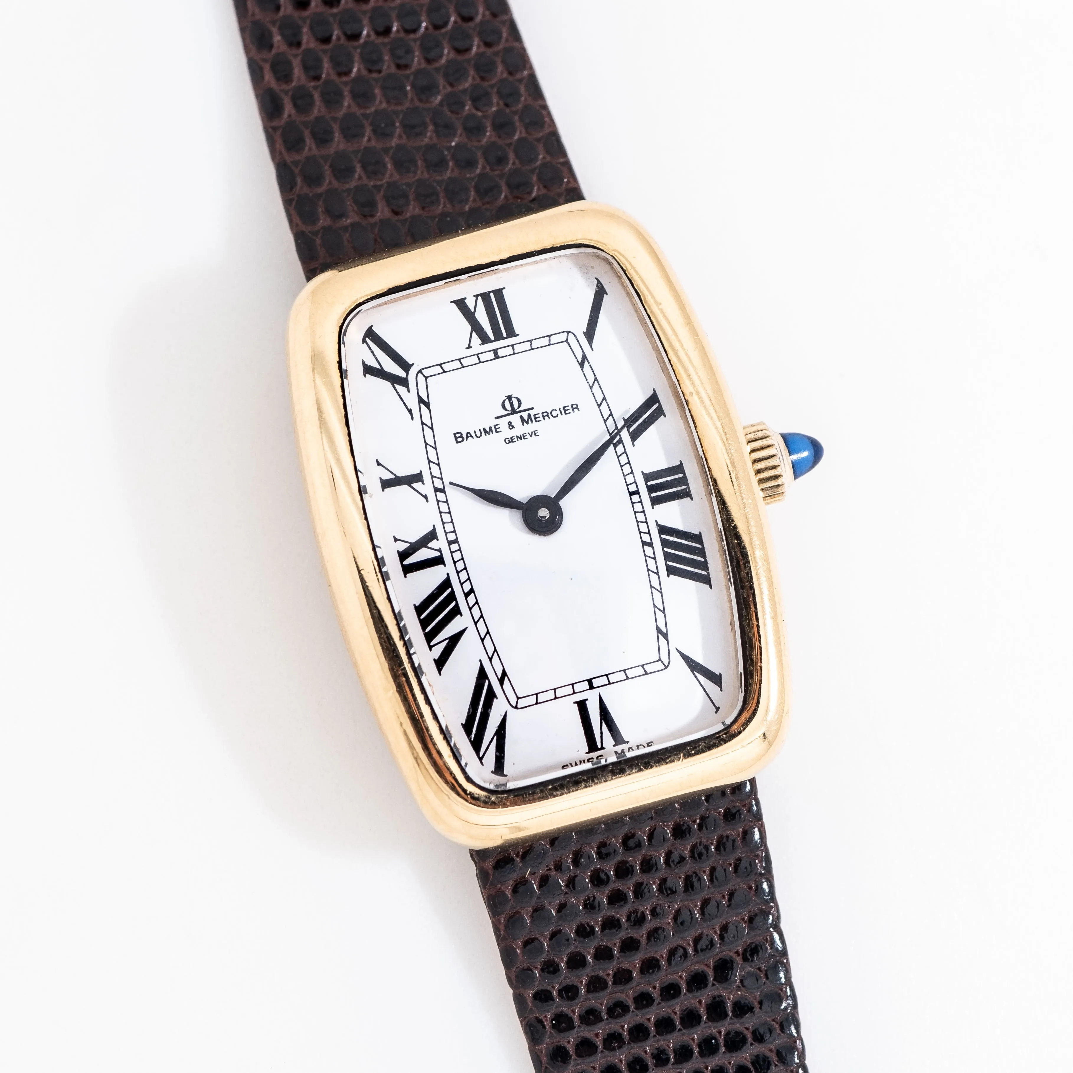 Baume & Mercier Ladies Watch Ref. 38298 Vintage 1980s Faberge Style - Solid 18K Yellow Gold