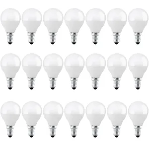 21 x E14 LED Lamp/Bulb Dimmable 4W (40W Equivalent)