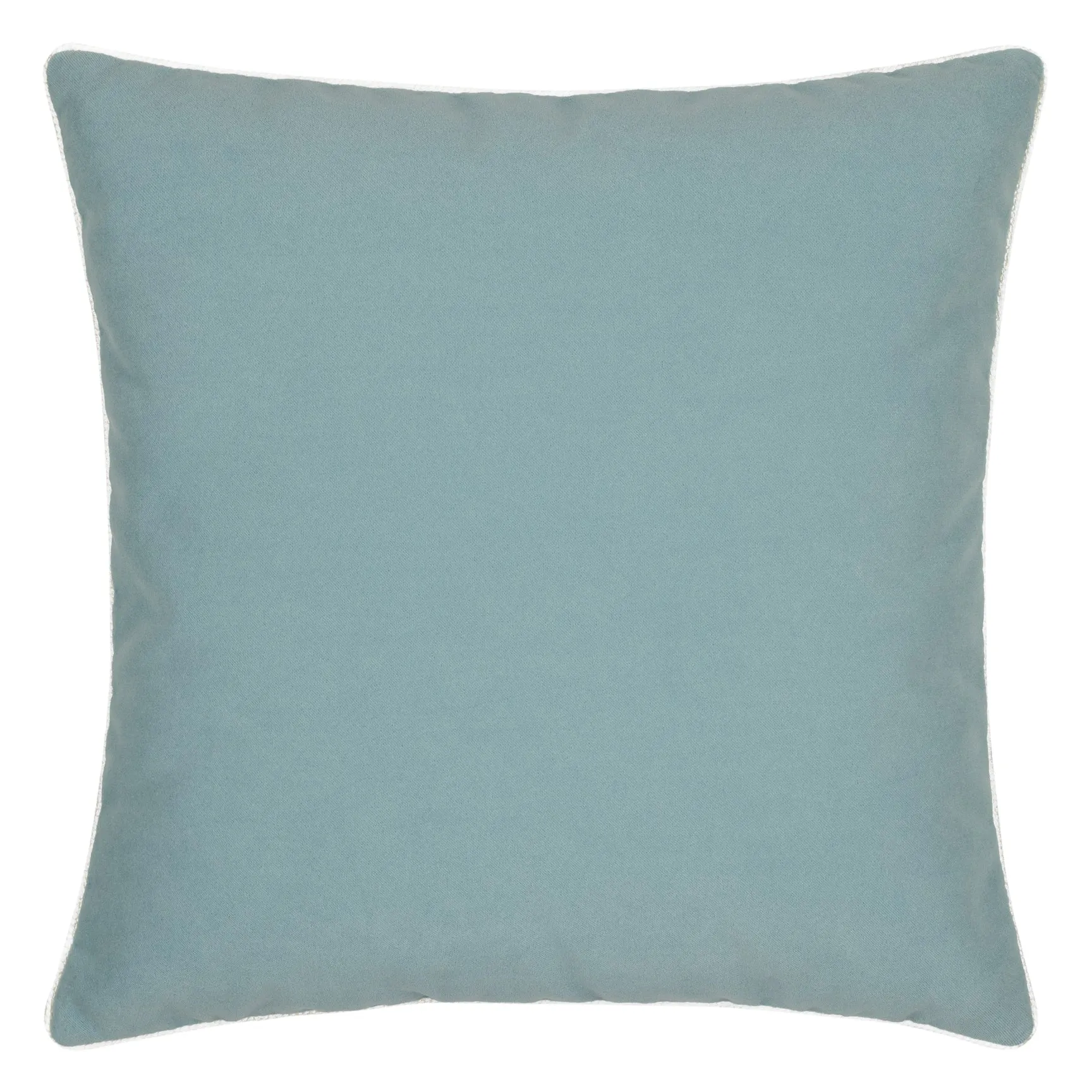 22" Square Elaine Smith Pillow  Lush Velvet Papaya/Tiffany Corded