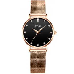 8055C | Quartz Women Watch | Mesh Band