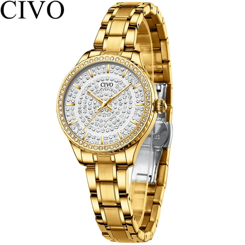 8113C | Quartz Women Watch | Stainless steel Band