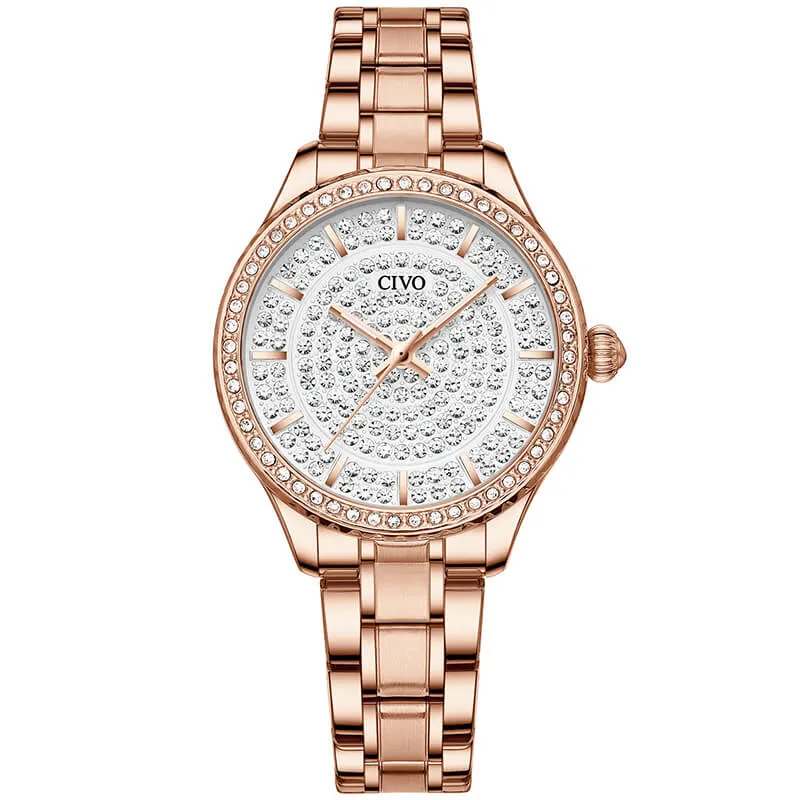 8113C | Quartz Women Watch | Stainless steel Band