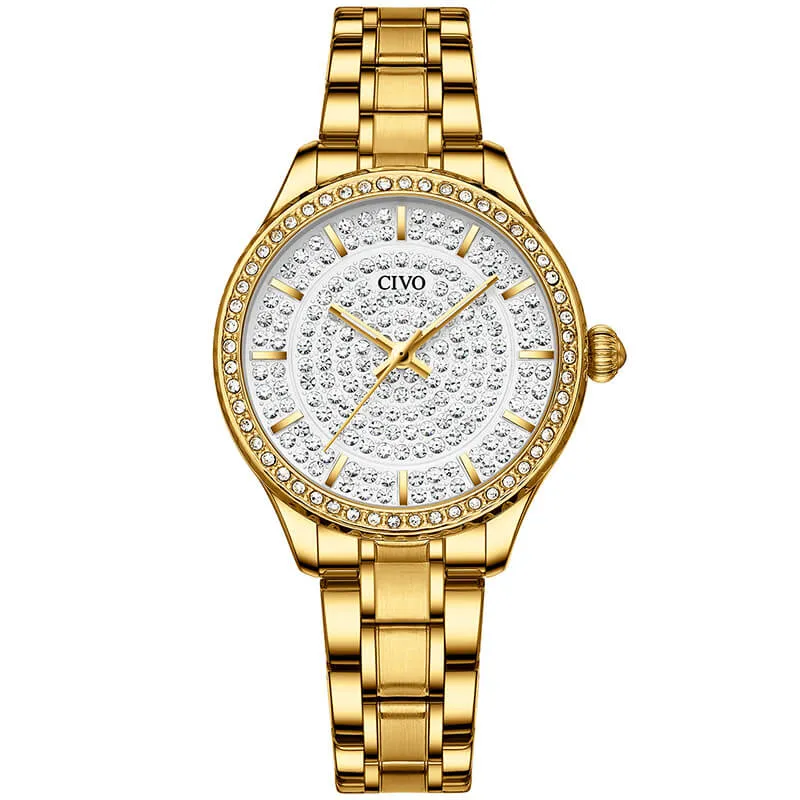 8113C | Quartz Women Watch | Stainless steel Band