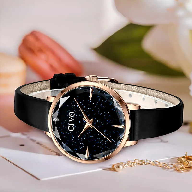 8122C | Quartz Women Watch | Leather Band