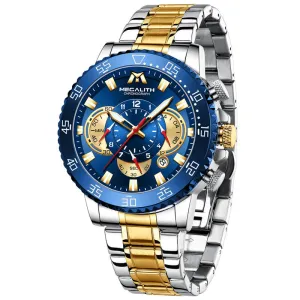 Sure! Heres an optimized title for the e-commerce product:

Stylish Quartz Mens Watch with Durable Stainless Steel Band - Elegant and Reliable Timepiece

Feel free to ask if you need any further modifications!