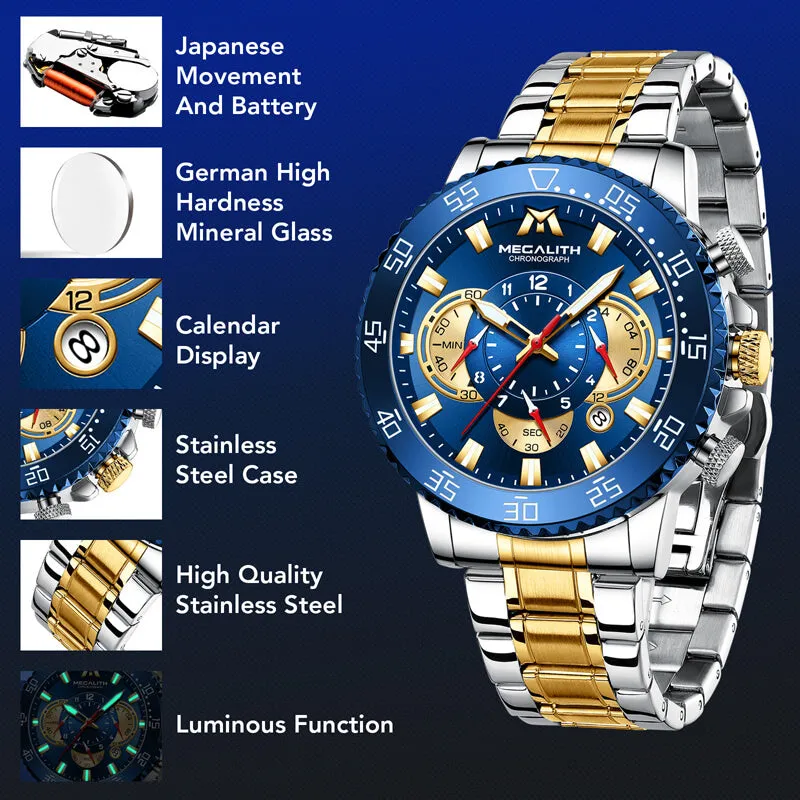 Sure! Heres an optimized title for the e-commerce product:

Stylish Quartz Mens Watch with Durable Stainless Steel Band - Elegant and Reliable Timepiece

Feel free to ask if you need any further modifications!