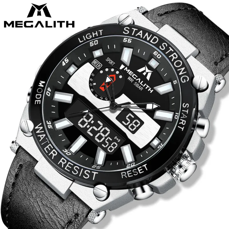 8230M | Quartz Men Watch | Leather Band