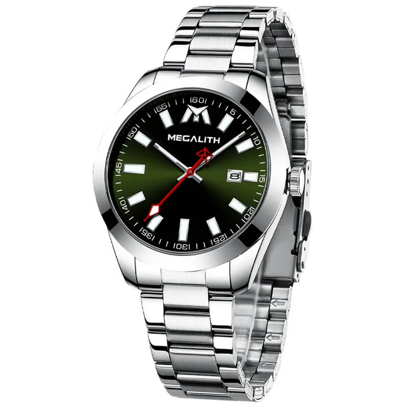 8603M Quartz Mens Watch with Sleek Stainless Steel Band - Stylish and Durable Timepiece