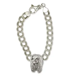 Afghan Hound Bracelet Jewelry Sterling Silver Handmade Dog Bracelet AF4-BR