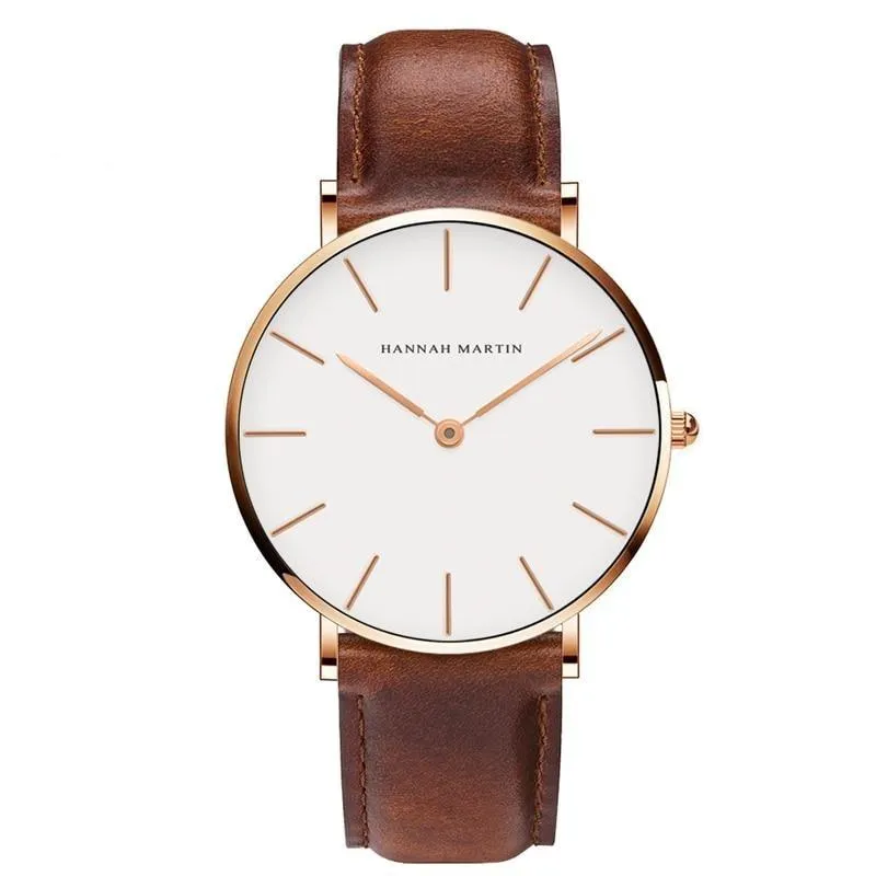 Albert Classic Men Watch With Leather Strap