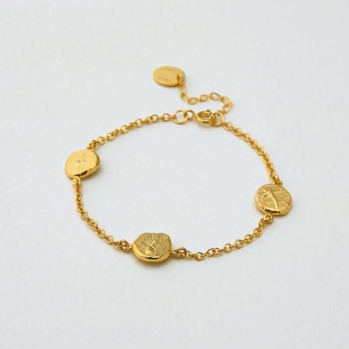 Alex Monroe Paleontology Nugget Bracelet