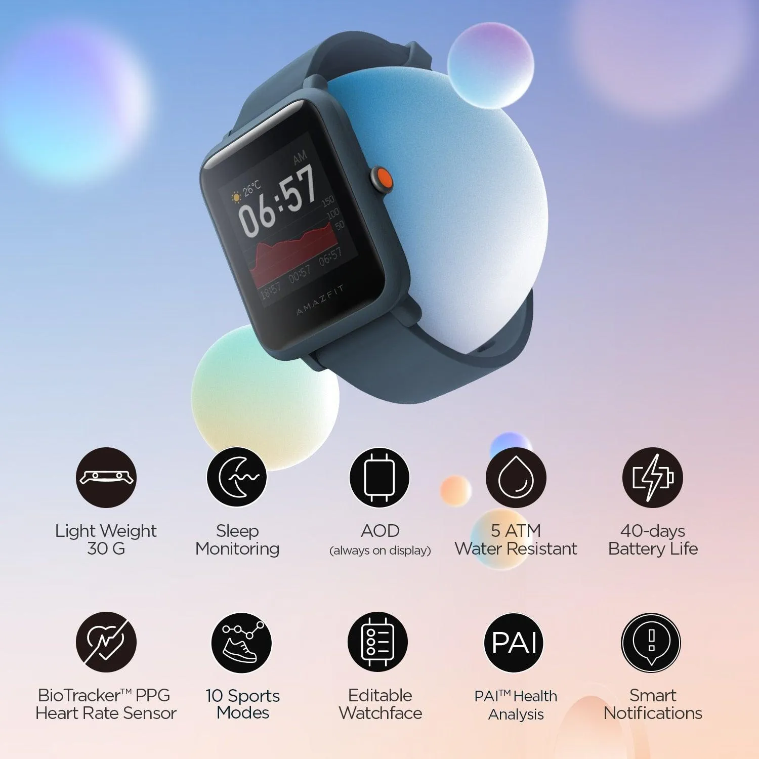 Amazfit Bip S Lite Smart Watch