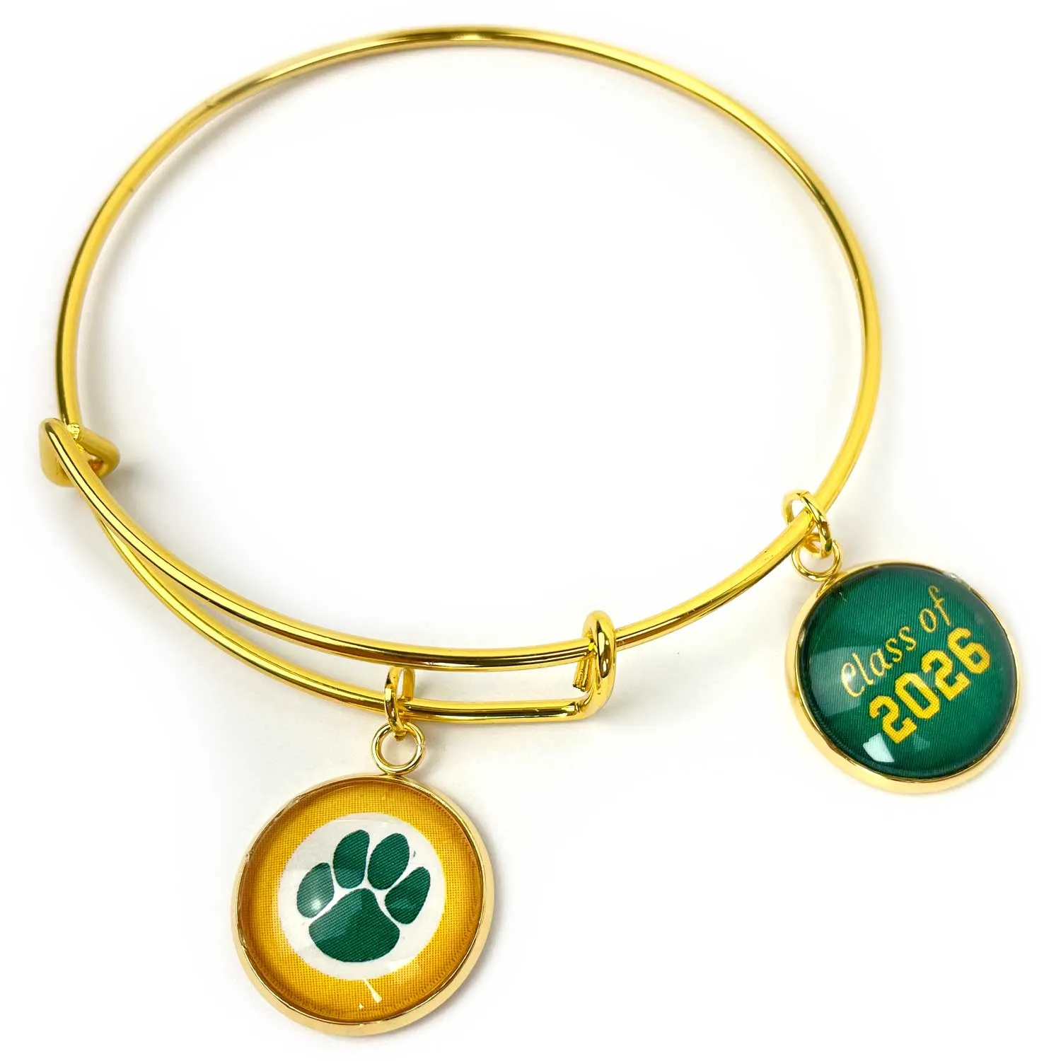 Ashwaubenon Jaguars Personalized Bangle, Pendant Necklaces, Jewelry Making Charm