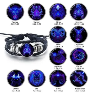 Astrology Bracelets Zodiac Signs Constellation Horoscope