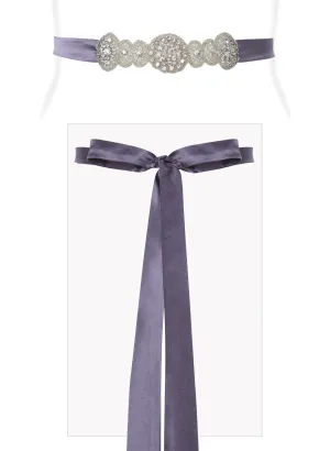 Aurelia Grape Sash - Purple