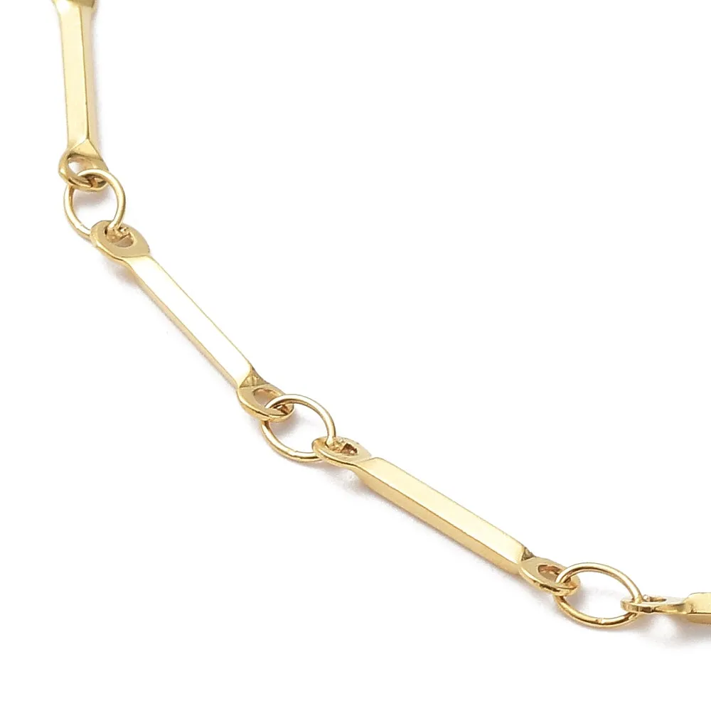 Bar Link Chain Necklace - 17.56"