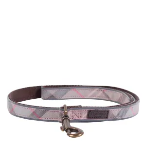 Barbour Reflective Dog Lead Taupe / Pink