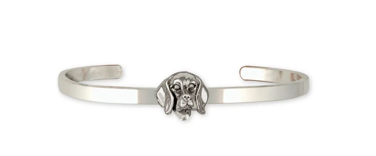 Beagle Bracelet Jewelry Sterling Silver Handmade Dog Bracelet DG10-CB