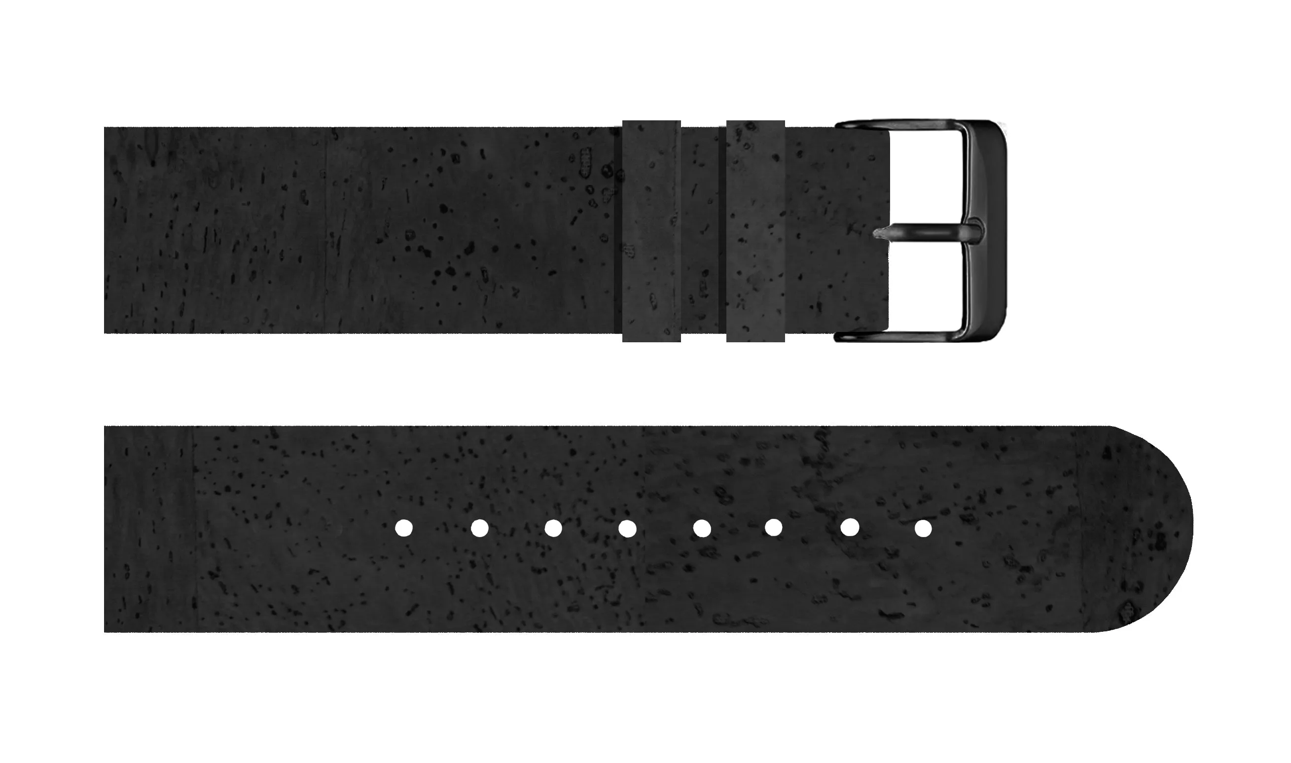 Black Cork Strap - For Somm watches