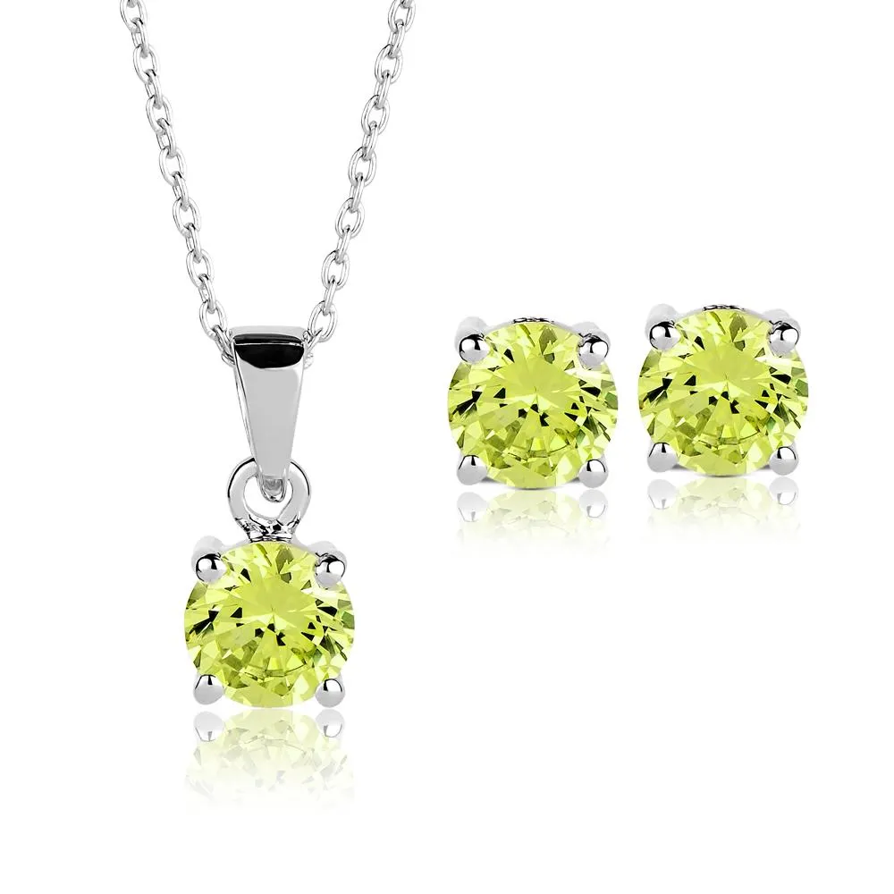 Stunning August Birthstone Set - Enhance eCommerce Product Title