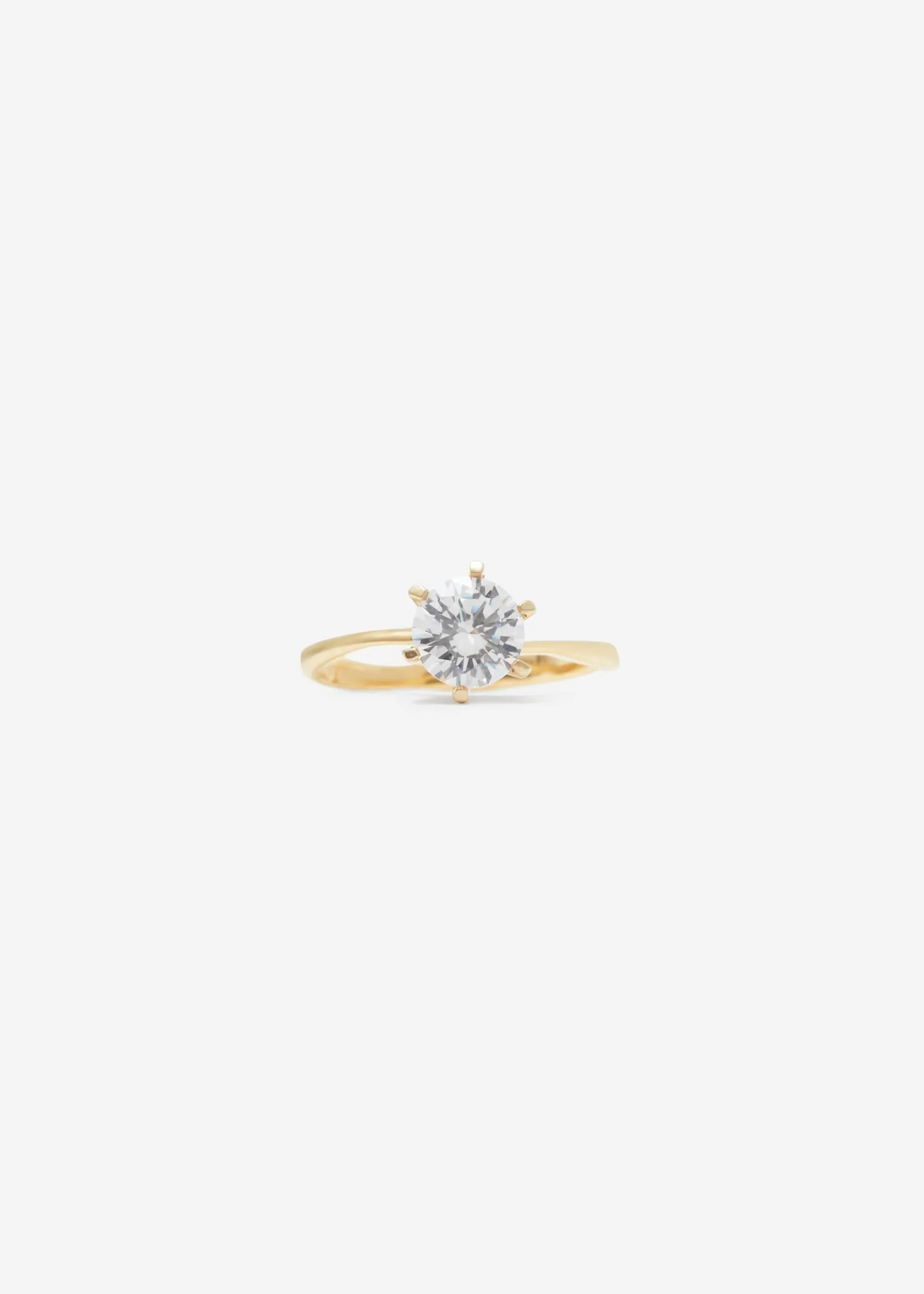 Brilliant Cut Solitaire Ring Maxi 0.7 - 0.9 Ct