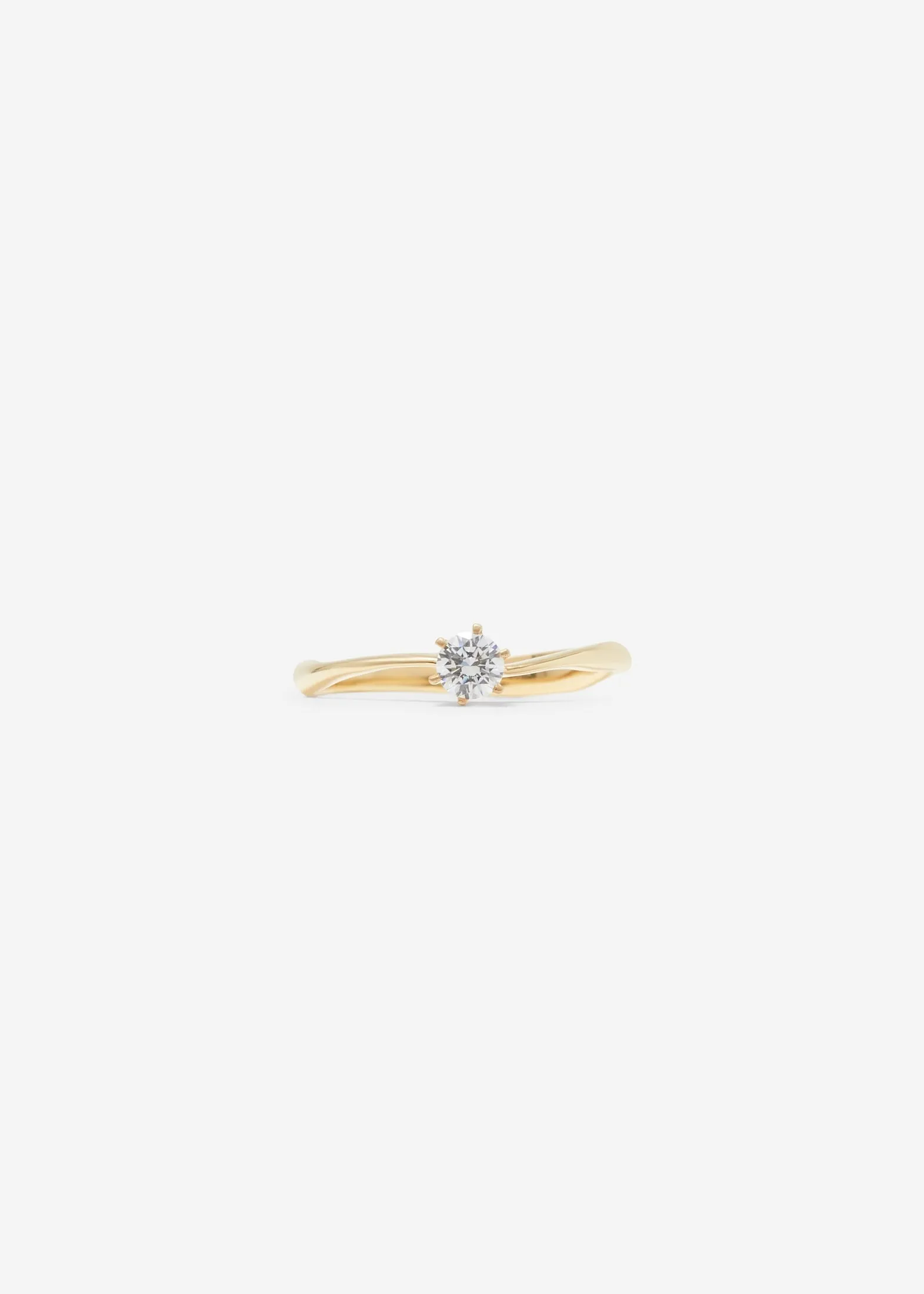 Brilliant Cut Solitaire Ring Midi 0.3 - 0.5 Ct