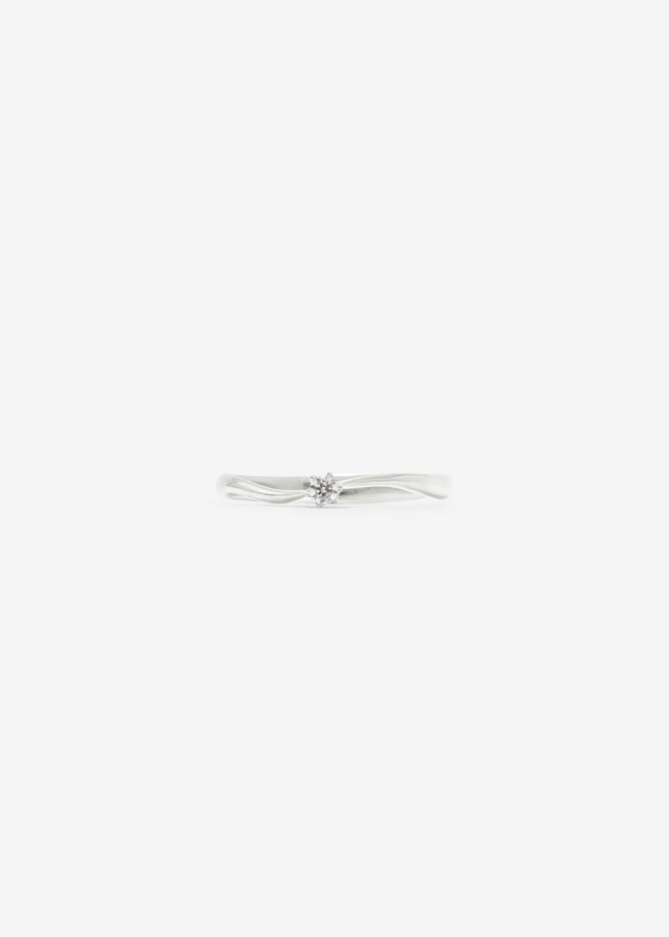 Brilliant Cut Solitaire Ring Mini 0.05 - 0.1 Ct