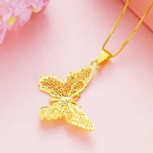 Butterfly Pendant Chain Necklaces