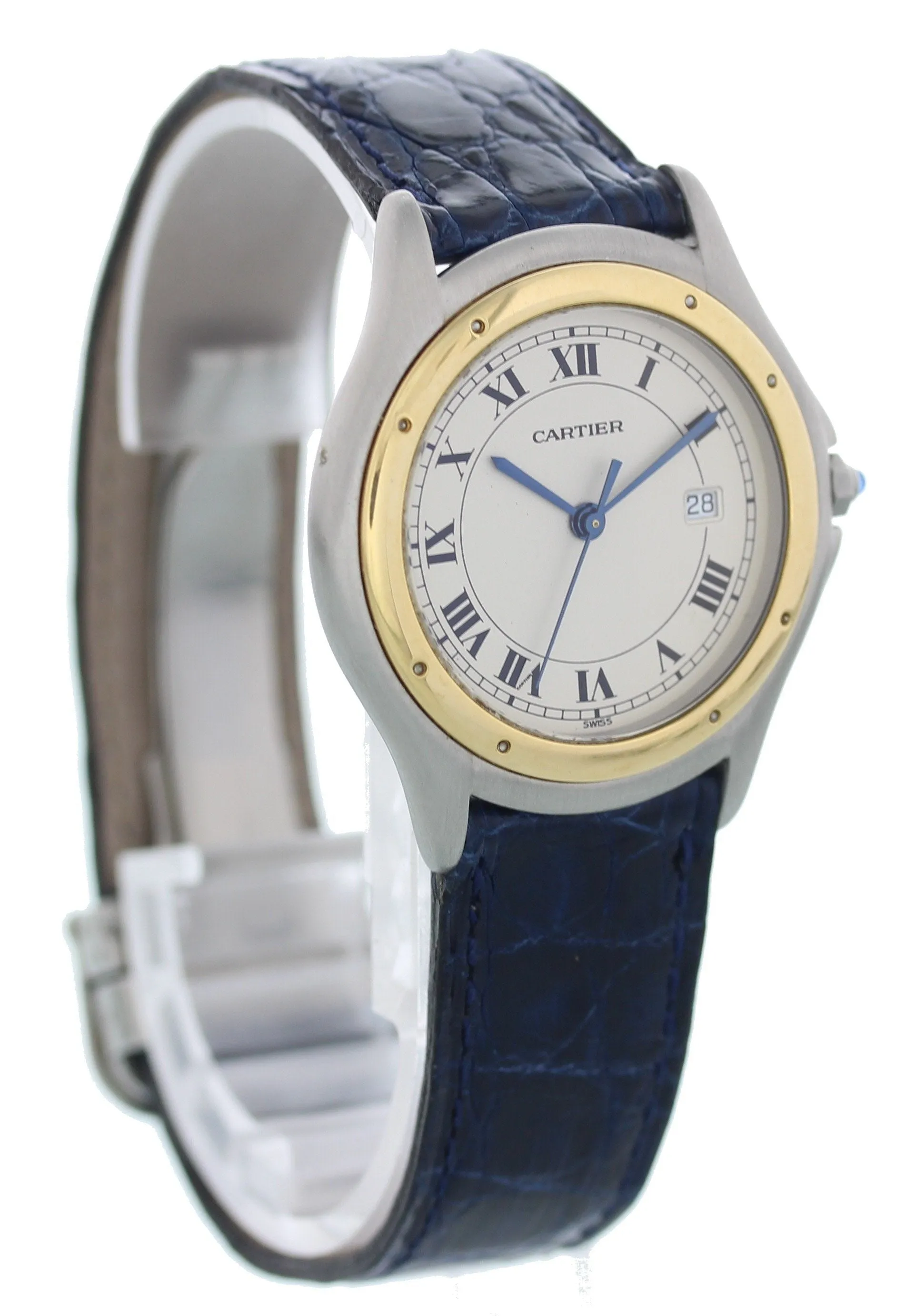 Cartier Cougar Ronde 18k Yellow Gold & Stainless Steel