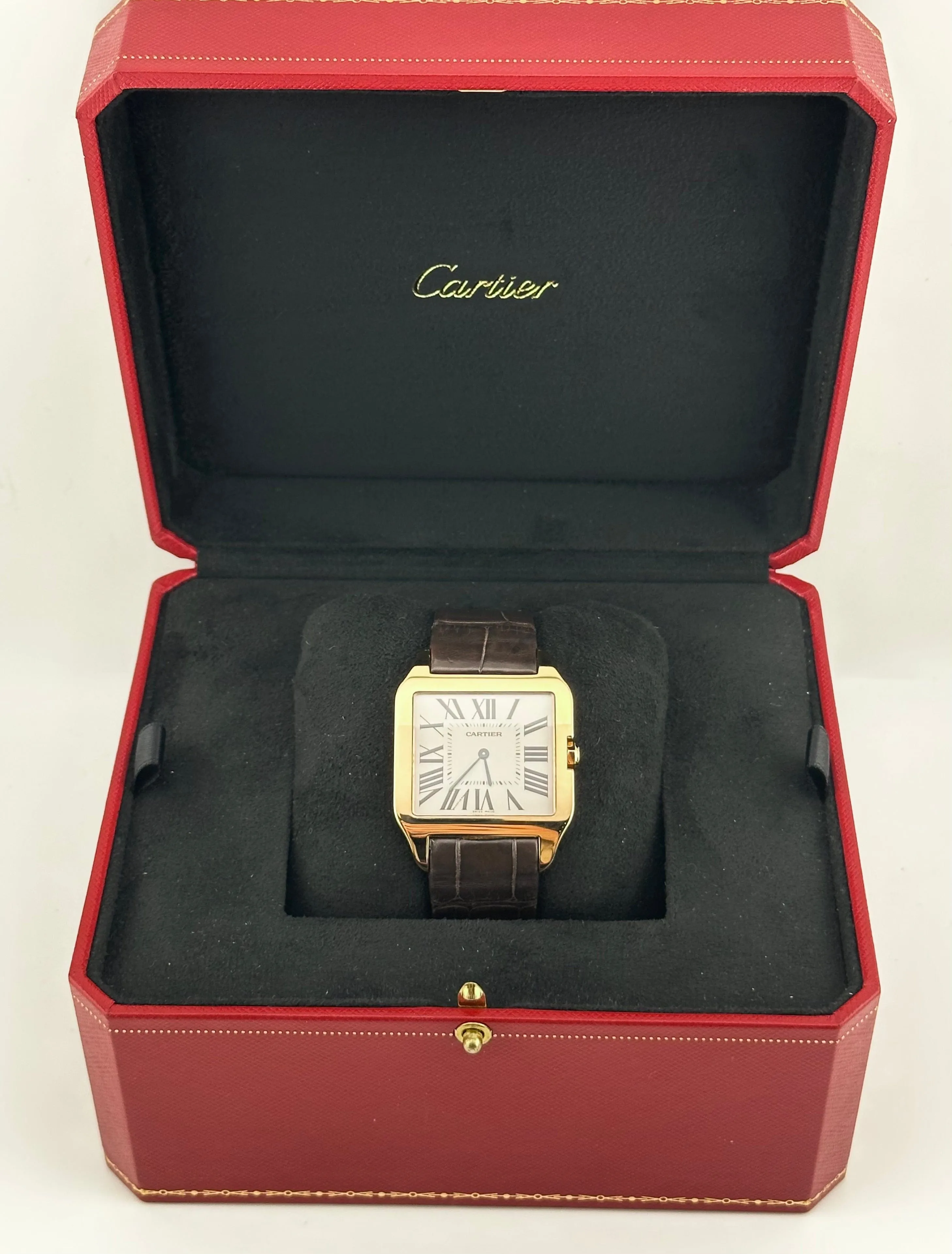 2019 Cartier Santos-Dumont Large Model W2006951 in Elegant Rose Gold