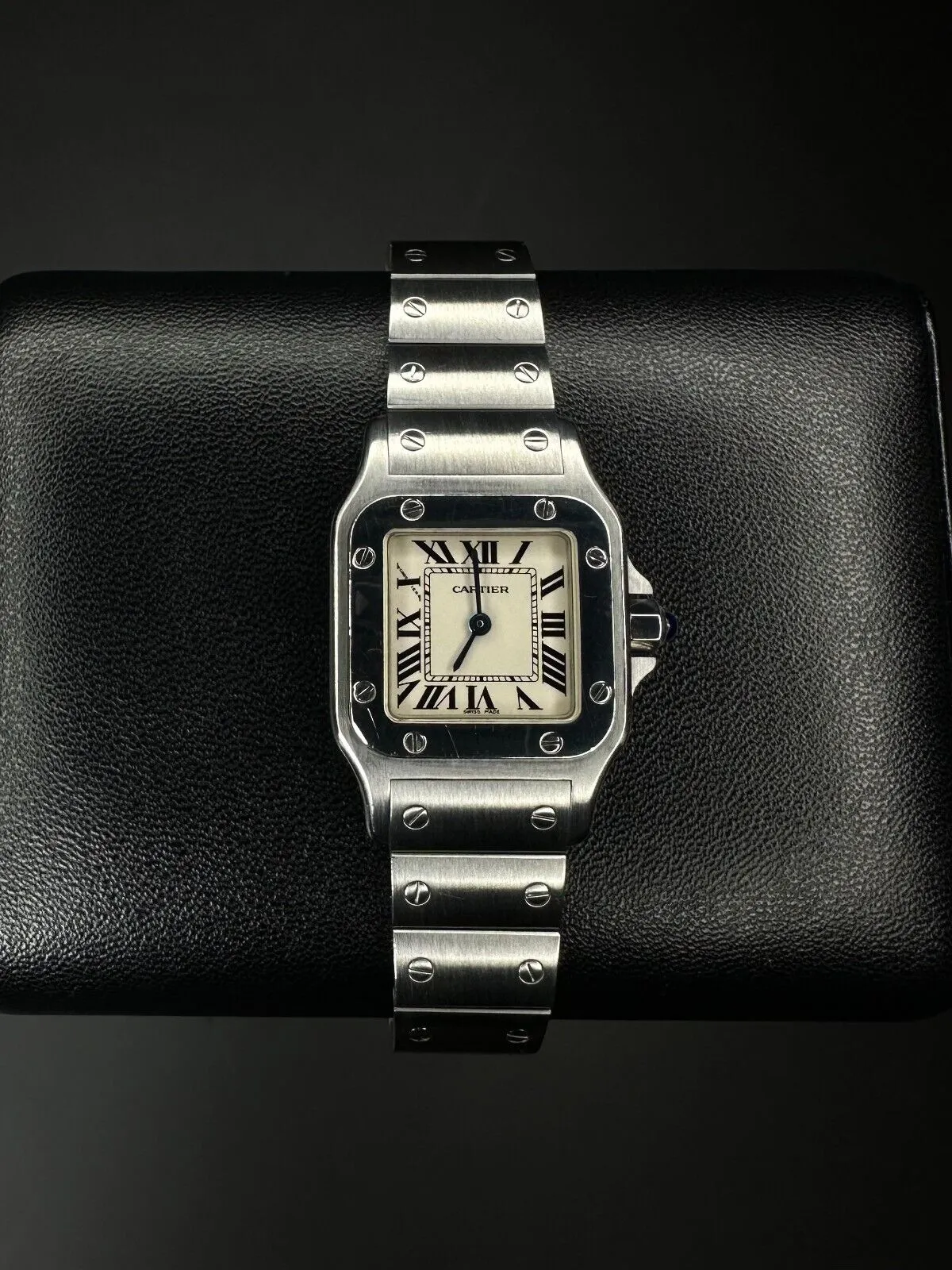 Cartier Santos Galbee W20056D6 Stainless Steel 24mm Lady's Watch