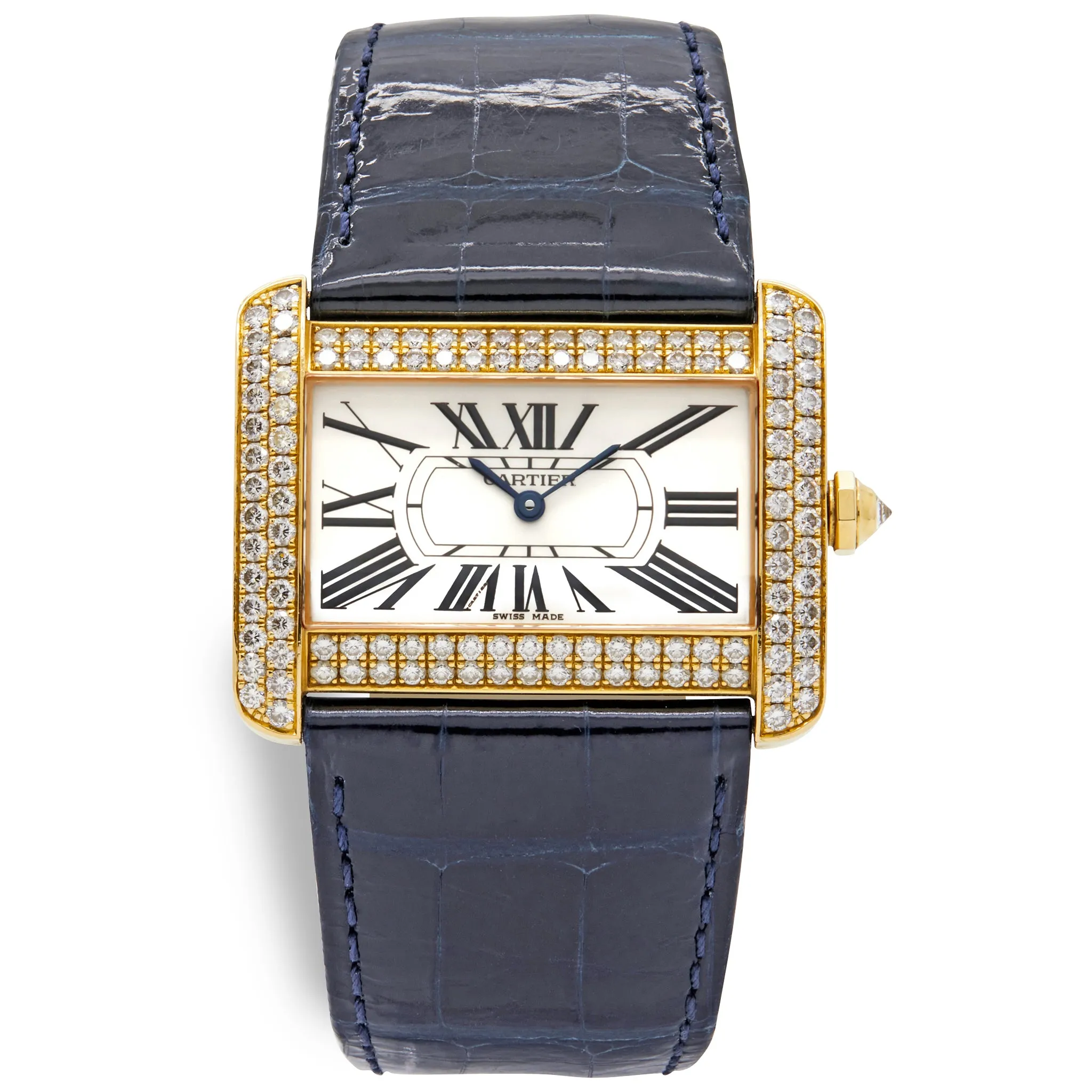 Cartier Tank Divan WA301170 Silver Dial Quartz Watch