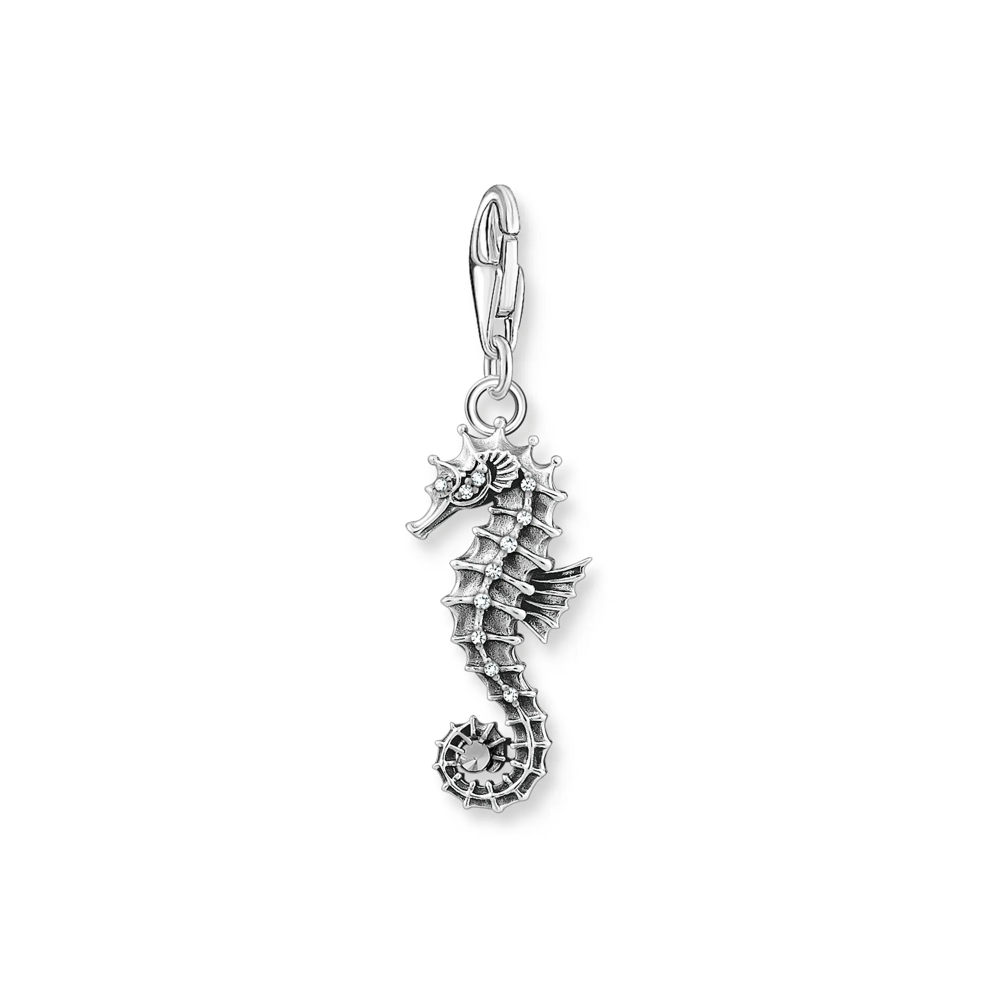 Charm Pendant seahorse silver