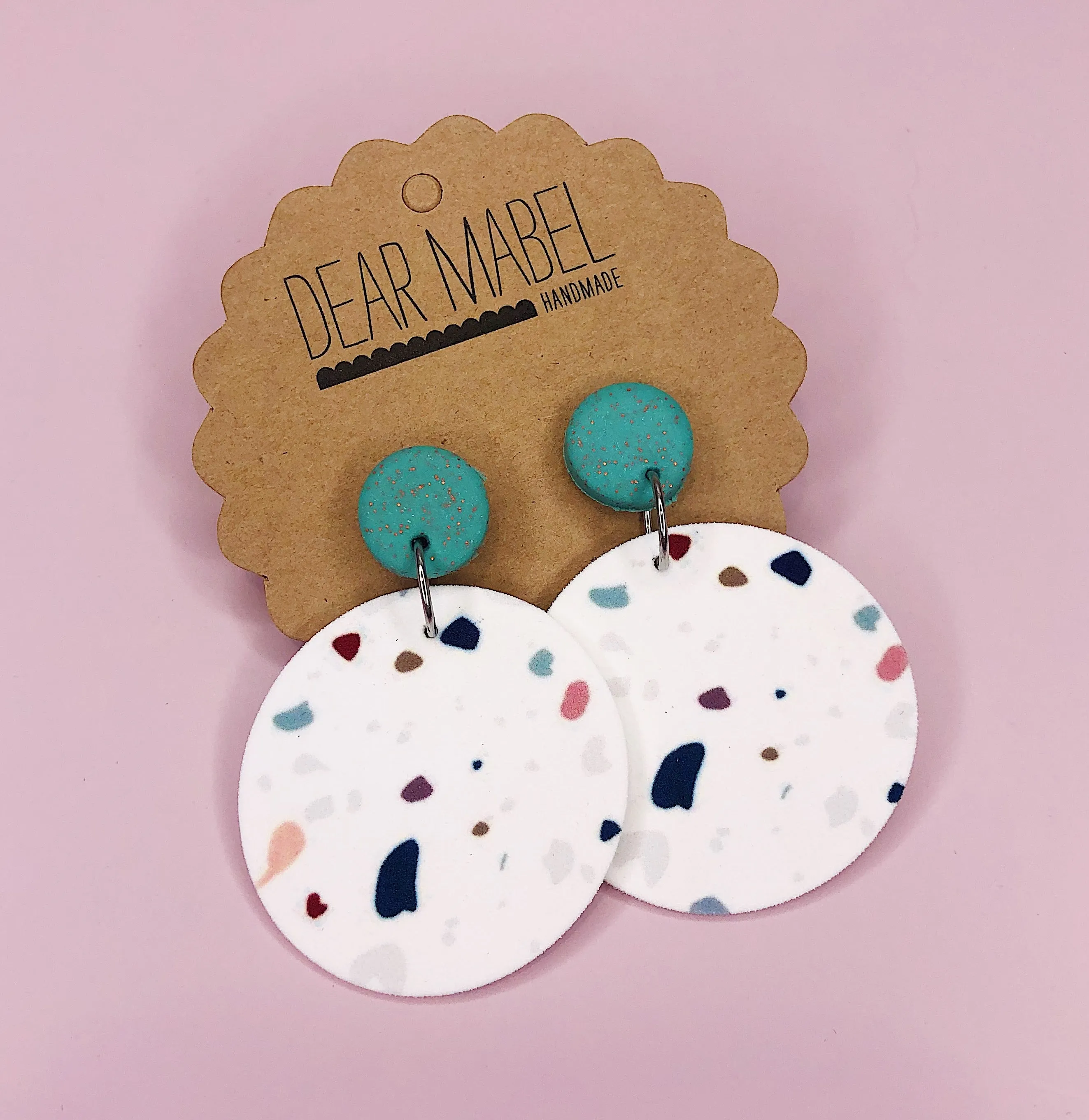 Dear Mabel Handmade - Mosaic Earrings*