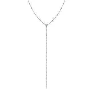 Diamond Infinity Station Y Necklace