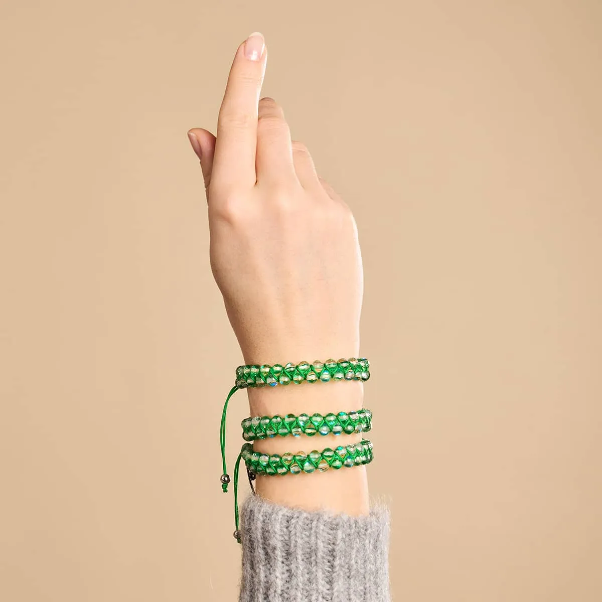 Emerald | Silver | Prisma Vitality Bracelet