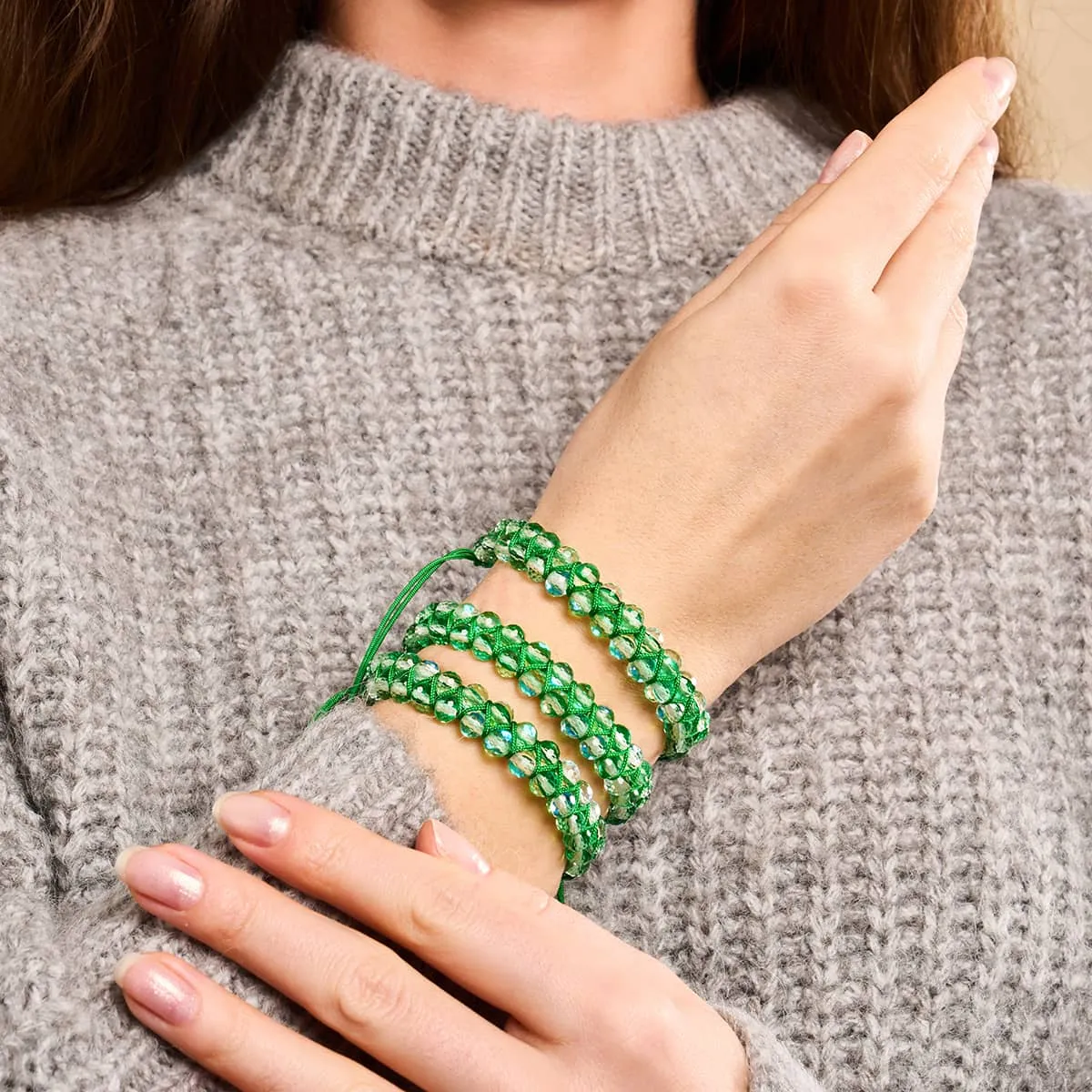 Emerald | Silver | Prisma Vitality Bracelet