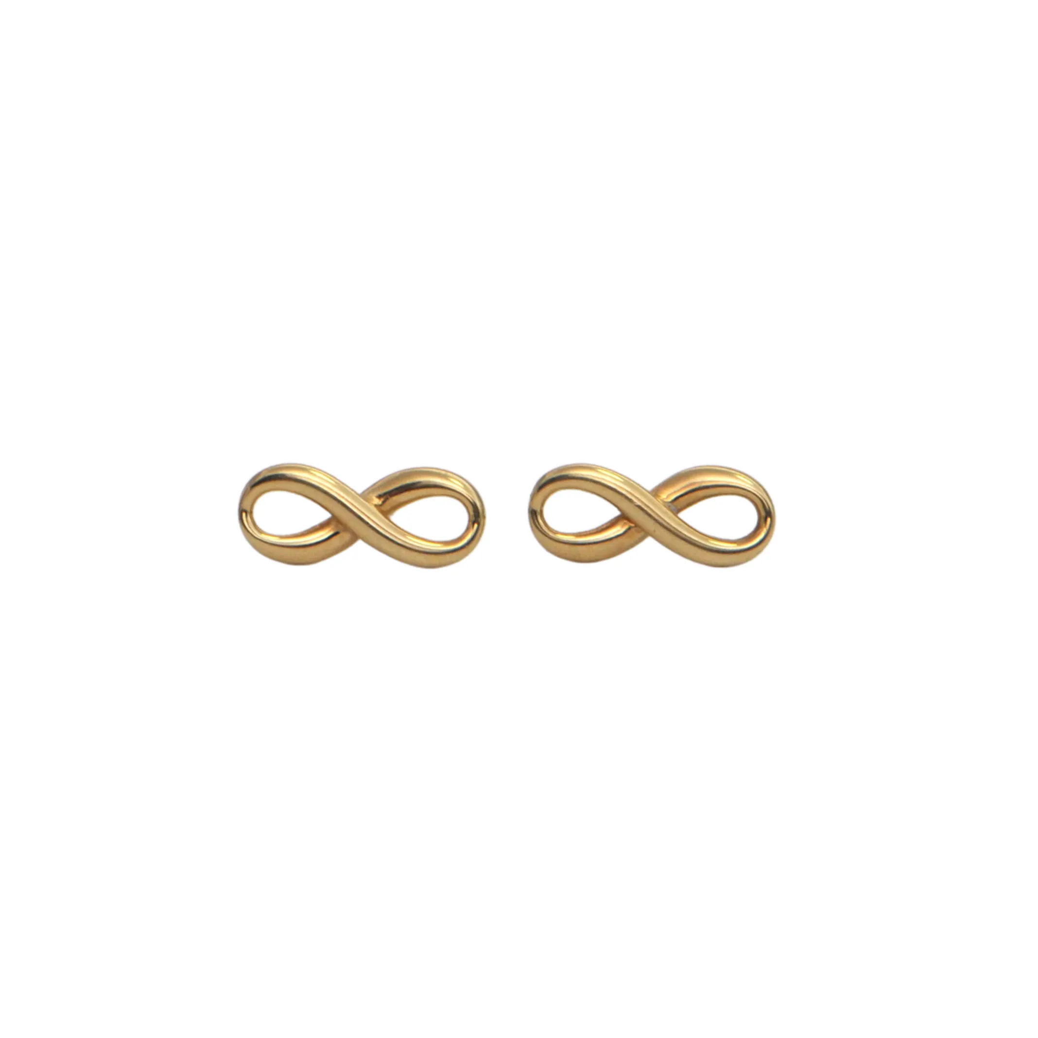 Estate Tiffany & Co. 18K Yellow Gold Infinity Earrings