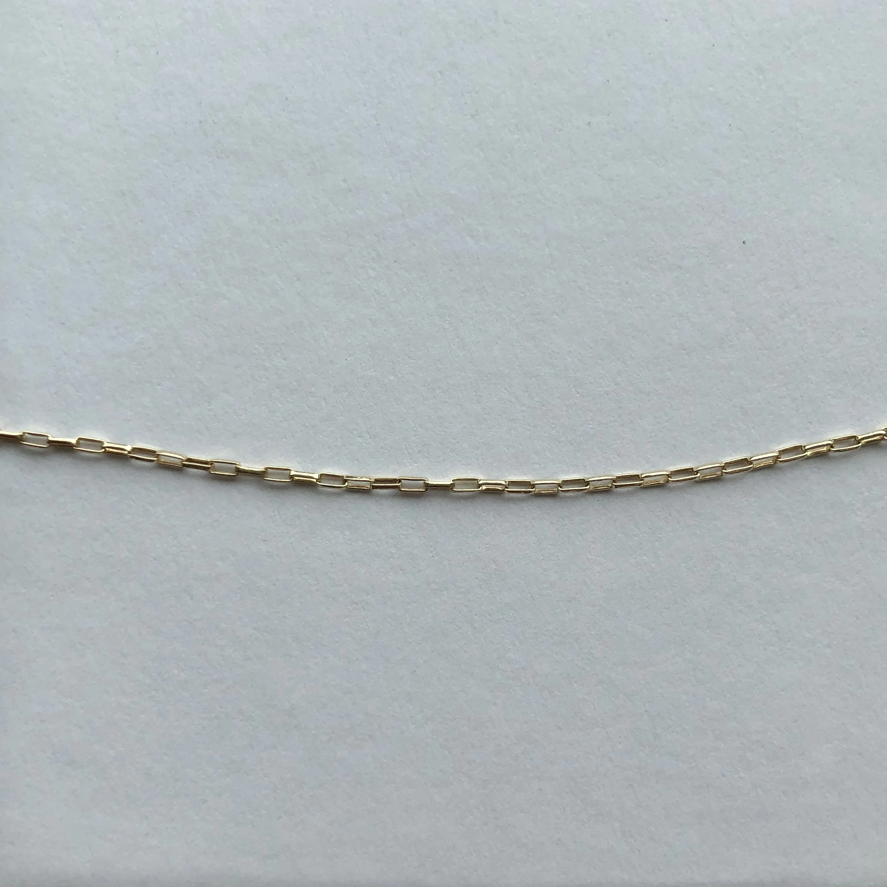 Everyday Long Box Chain Necklace / Bracelet, Solid 14k Gold