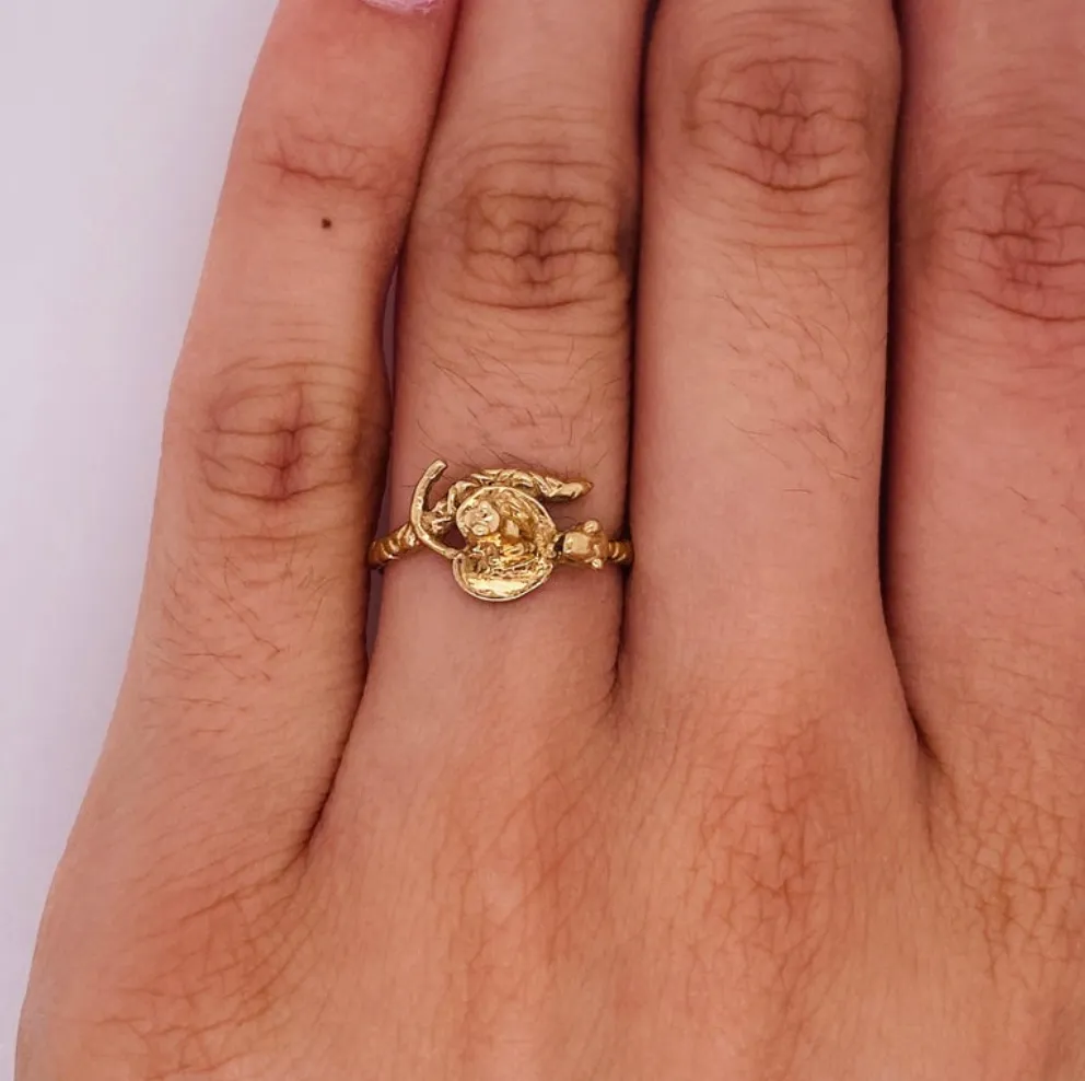 Frog and Snake Nature Ring