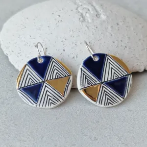 Geometric earrings No. 14