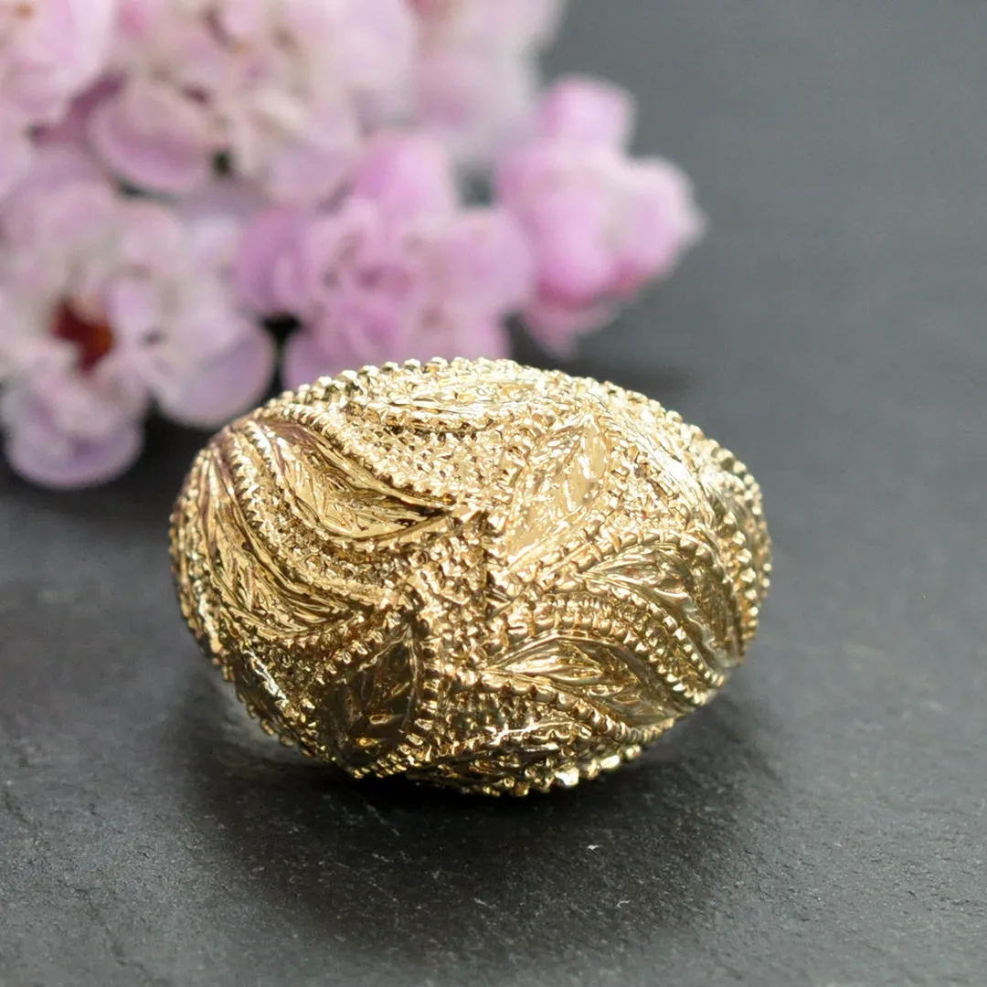 Gold Abstract Ring