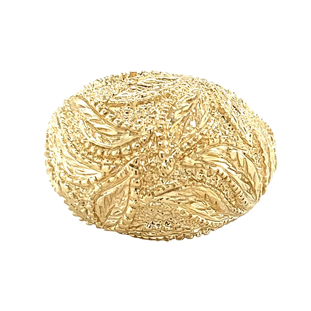 Gold Abstract Ring