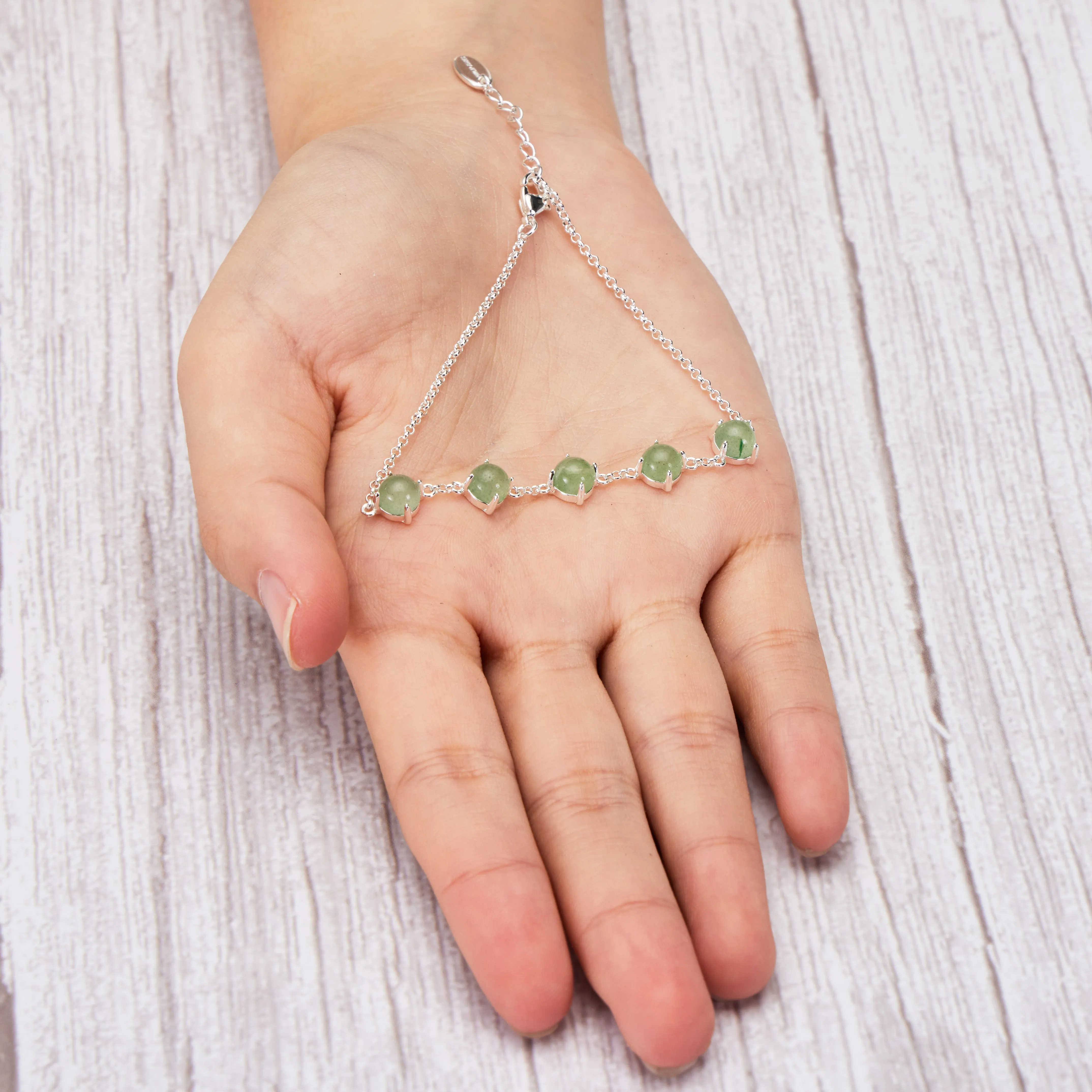 Green Aventurine Gemstone Bracelet